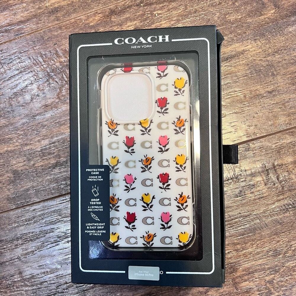 Coach 14 pro iPhone case